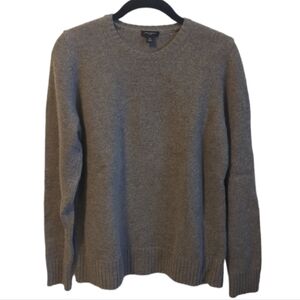 Ann Taylor Taupe/Gray Crew Neck Sweater Size Extra Large